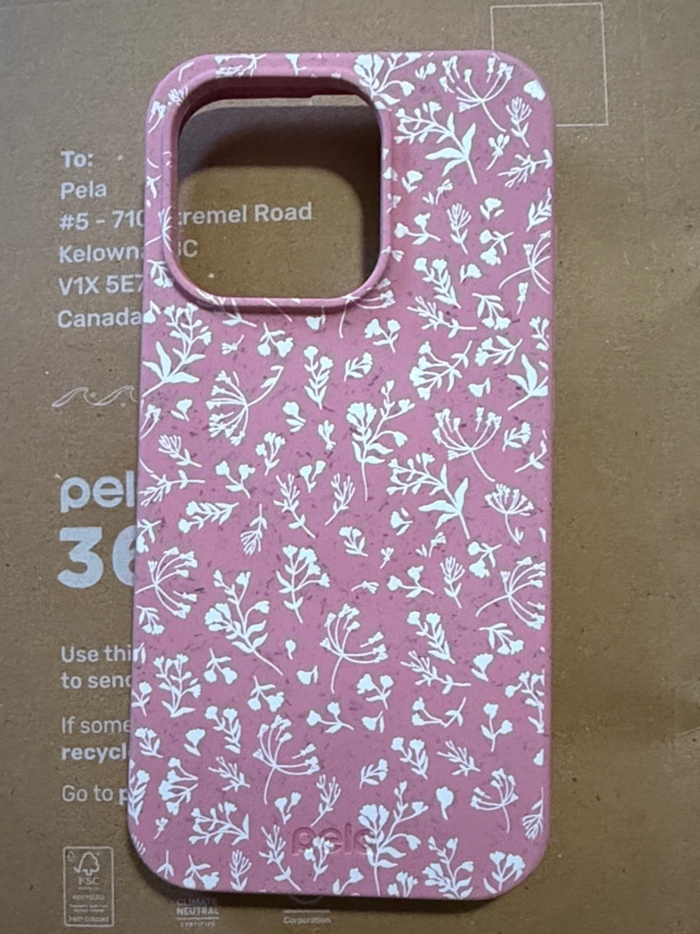 Bubblegum Pink Floral Dreamy Meadow iPhone 16 Pro Case Pela